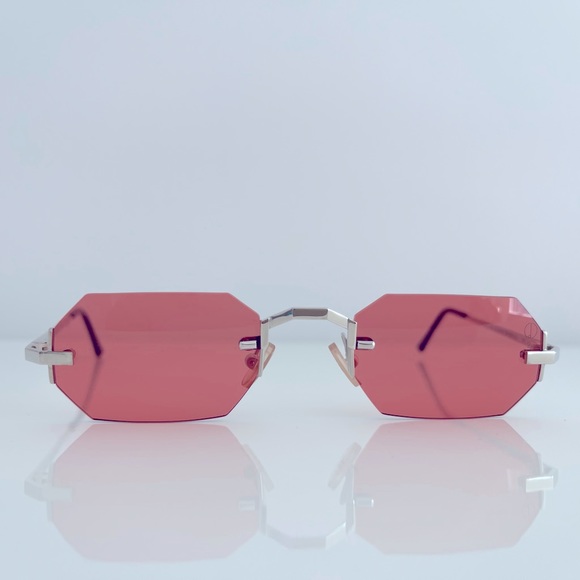 Dunhill Accessories - Rose-colored octagon sunglasses